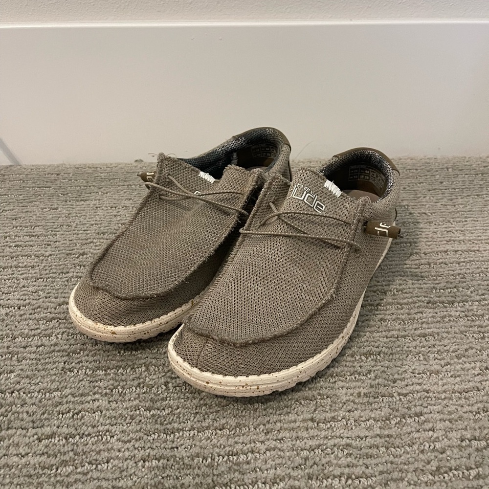 Hey Dude Brown Loafers Slip-Ons Casual